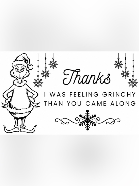 Handmade Other - Handmade 50count Feeling Grinchy Stickers